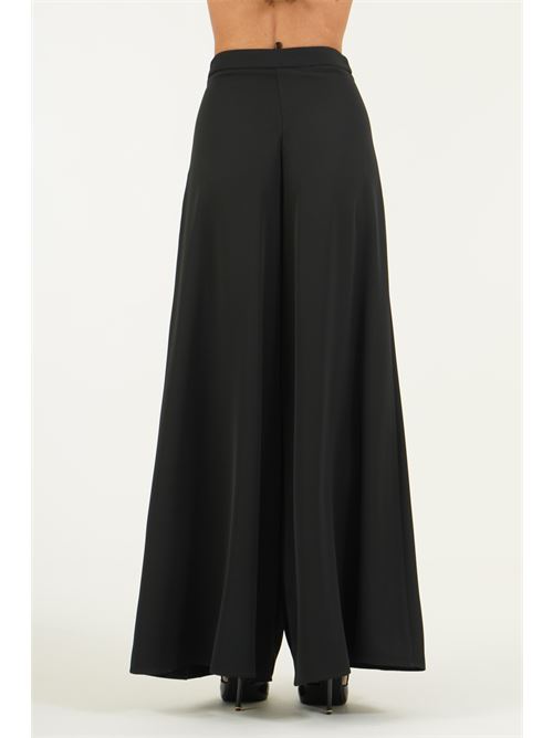 Pantalone palazzo in cady Simona Corsellini | A26CPPA00901NERO